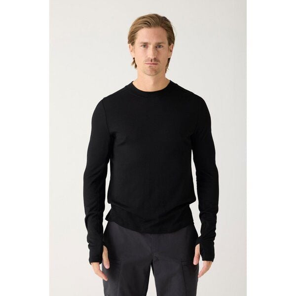 KnowledgeCotton Apparel Pullover DYNAMIC Langarmshirt aus Merinowolle - Herren von KnowledgeCotton Apparel