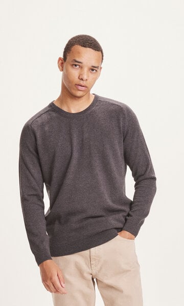 KnowledgeCotton Apparel Pullover - FIELD O-Neck Long Stable Knit - aus Pima-Biobaumwolle von KnowledgeCotton Apparel