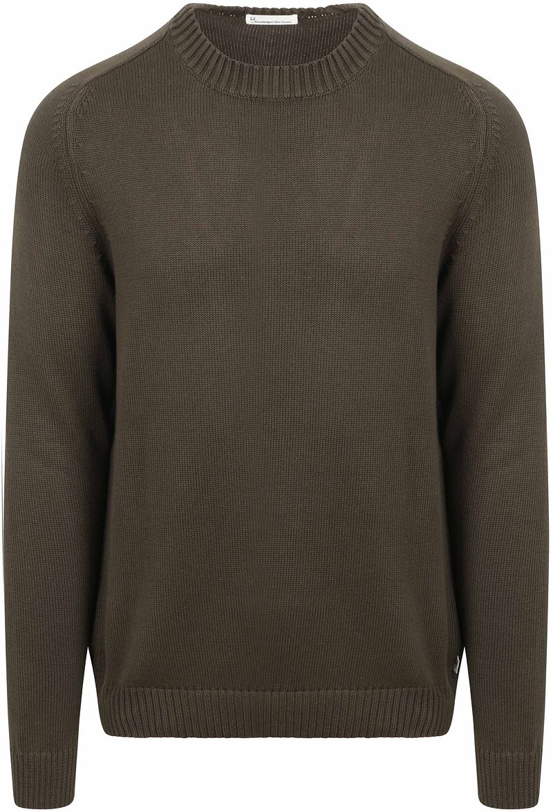 KnowledgeCotton Apparel Pullover Olive - Größe L von KnowledgeCotton Apparel