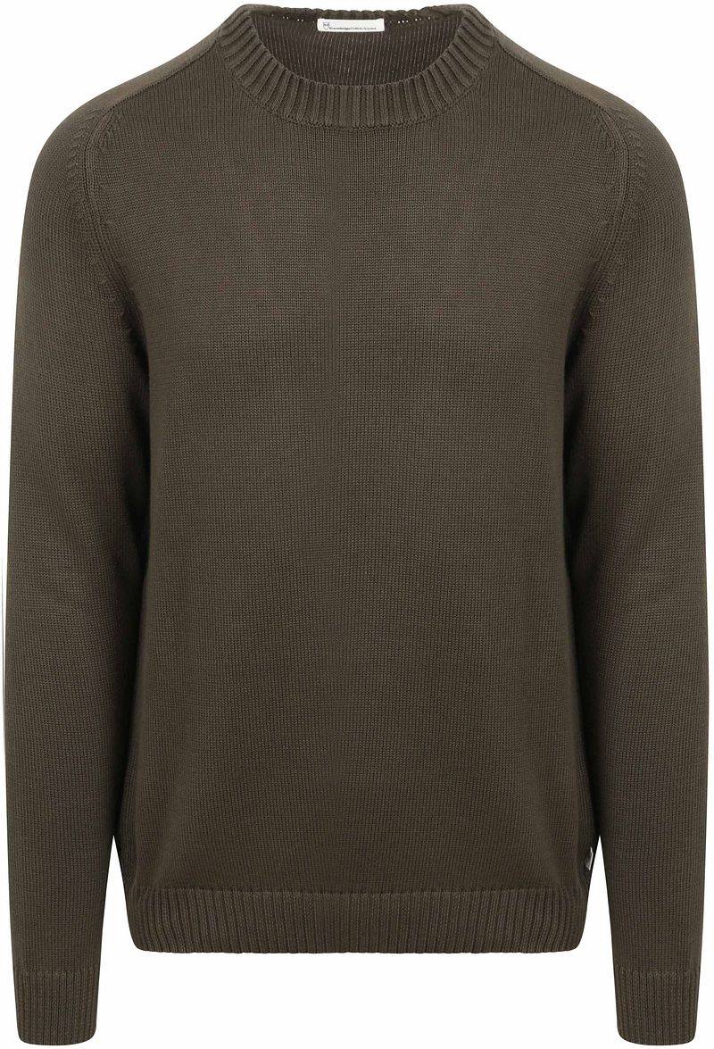 KnowledgeCotton Apparel Pullover Olive - Größe M von KnowledgeCotton Apparel