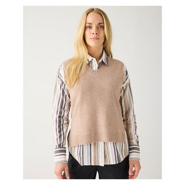 KnowledgeCotton Apparel Pullunder aus Lammwolle RWS von KnowledgeCotton Apparel