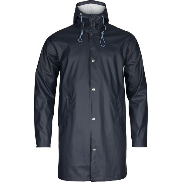 KnowledgeCotton Apparel Regenjacke - Long Rain Jacket- Total Eclipse von KnowledgeCotton Apparel