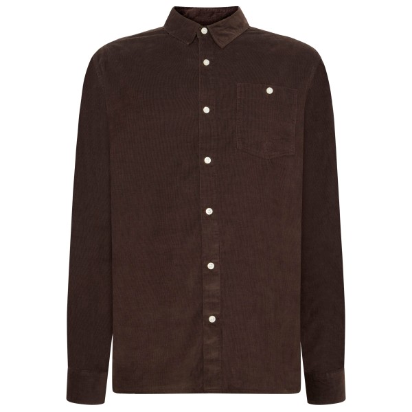 KnowledgeCotton Apparel - Regular 26-Wales Corduroy Shirt - Hemd Gr XXL braun von KnowledgeCotton Apparel