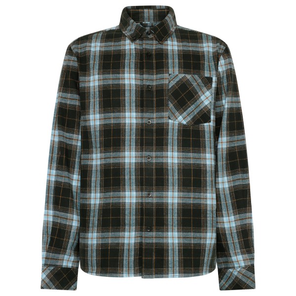 KnowledgeCotton Apparel - Regular Fit Checkered Shirt - Hemd Gr L grau von KnowledgeCotton Apparel