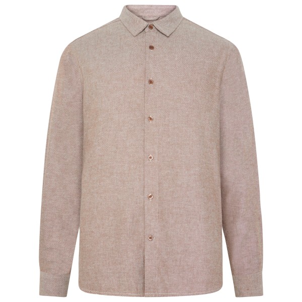 KnowledgeCotton Apparel - Regular Fit Heavy Twill Flannel - Hemd Gr L braun von KnowledgeCotton Apparel