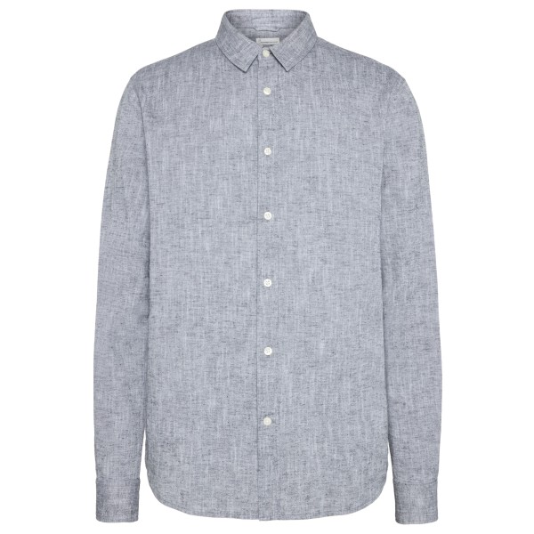 KnowledgeCotton Apparel - Regular Fit Structured Shirt - Hemd Gr XXL grau von KnowledgeCotton Apparel