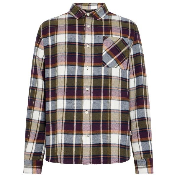 KnowledgeCotton Apparel - Regular Light Flannel Checkered - Hemd Gr M grau von KnowledgeCotton Apparel