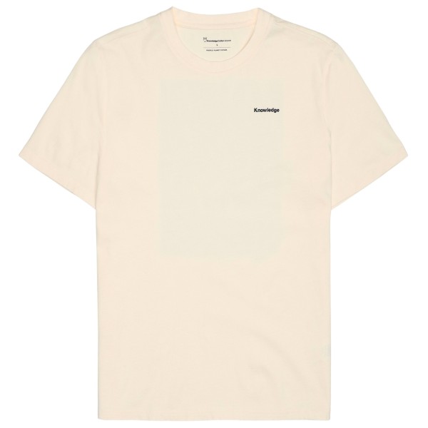 KnowledgeCotton Apparel - Regular Single Jersey Hik Printed - T-Shirt Gr XXL weiß von KnowledgeCotton Apparel