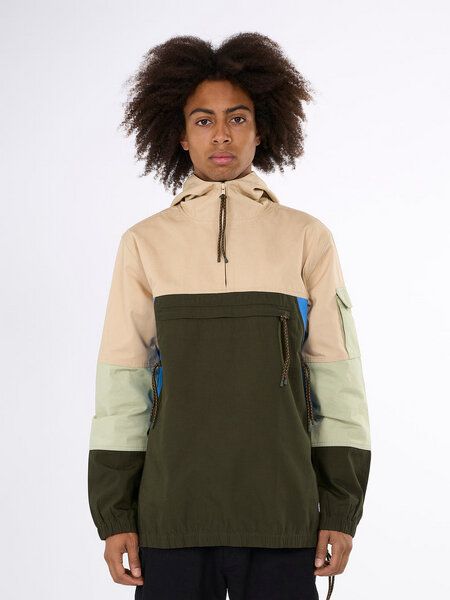 KnowledgeCotton Apparel Rip Stop Anorak Colourblock von KnowledgeCotton Apparel