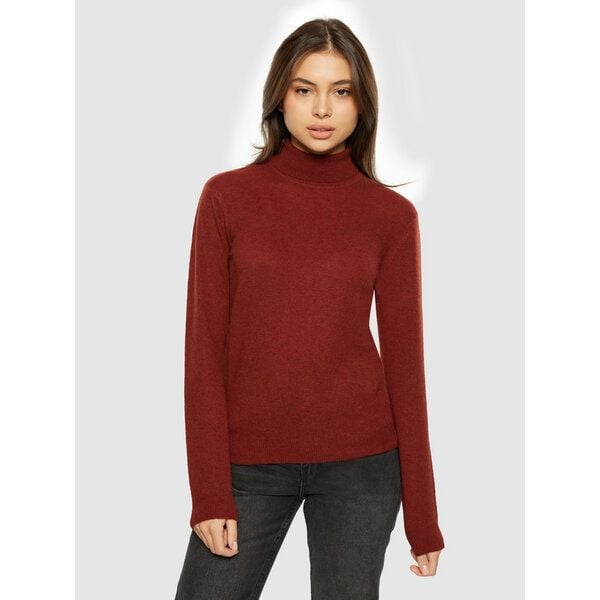 KnowledgeCotton Apparel Rollkragen-Pullover ROLL NECK aus Bio-Lammwolle von KnowledgeCotton Apparel