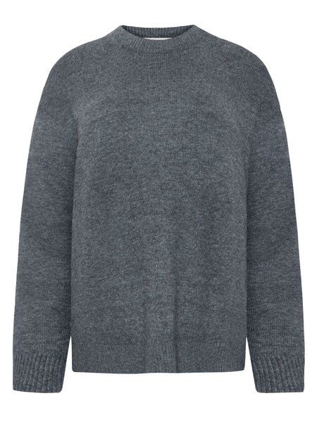 KnowledgeCotton Apparel Rundhals-Strickpullover aus Lammwolle RWS von KnowledgeCotton Apparel