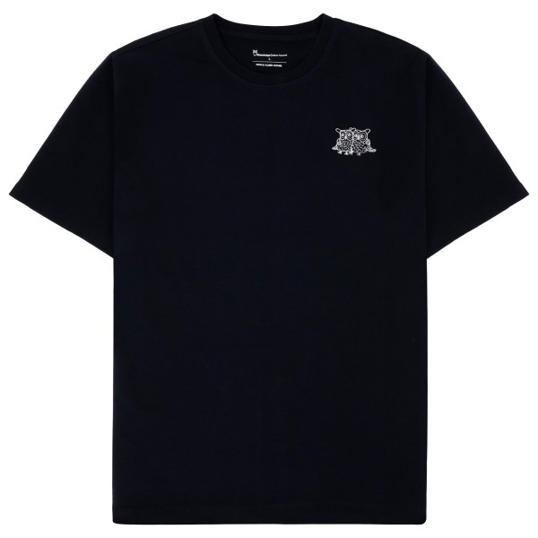 KnowledgeCotton Apparel - S/S Heavy Single Owl Emb. At Chest - T-Shirt Gr XL schwarz von KnowledgeCotton Apparel