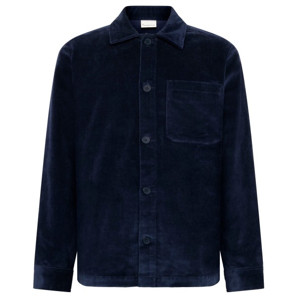 KnowledgeCotton Apparel - Stretched 8-Wales Corduroy - Hemd Gr M blau von KnowledgeCotton Apparel