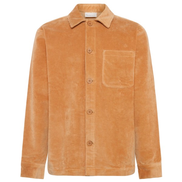 KnowledgeCotton Apparel - Stretched 8-Wales Corduroy - Hemd Gr S orange von KnowledgeCotton Apparel