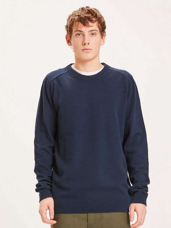 KnowledgeCotton Apparel Strickpullover Basic O-Neck Knit von KnowledgeCotton Apparel