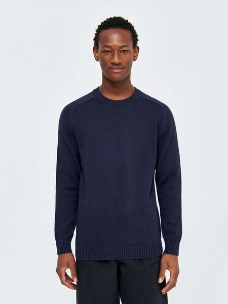 KnowledgeCotton Apparel Strickpullover CREW NECK aus Bio-Baumwolle von KnowledgeCotton Apparel