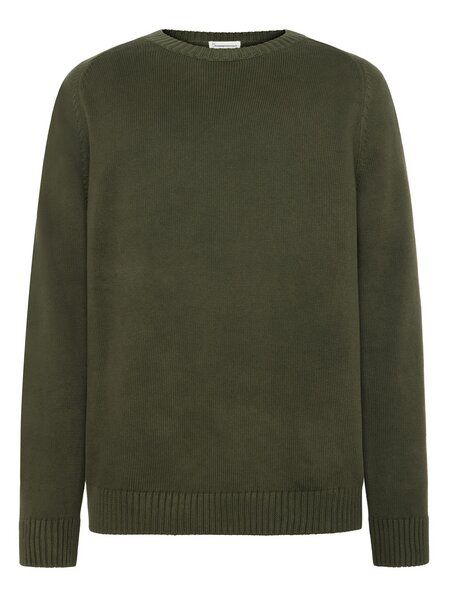 KnowledgeCotton Apparel Strickpullover CREW NECK aus Bio-Baumwolle von KnowledgeCotton Apparel