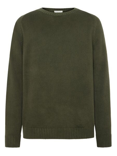 KnowledgeCotton Apparel Strickpullover CREW NECK aus Bio-Baumwolle von KnowledgeCotton Apparel