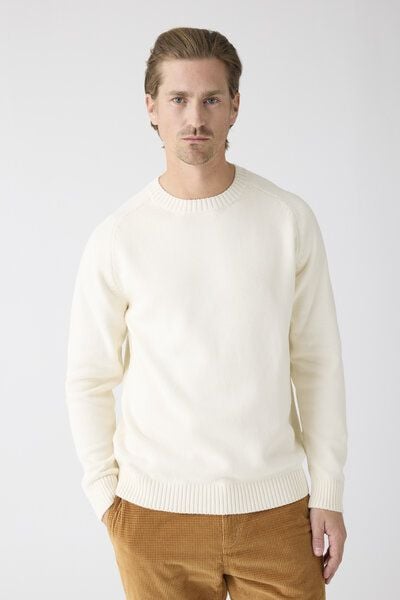 KnowledgeCotton Apparel Strickpullover CREW NECK aus Bio-Baumwolle von KnowledgeCotton Apparel