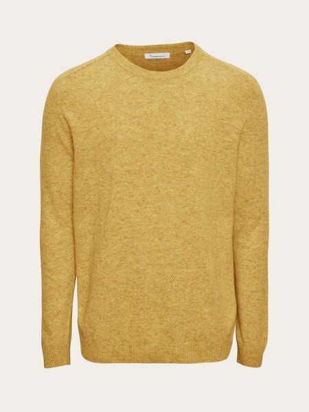 KnowledgeCotton Apparel Strickpullover - FIELD o-neck knit - aus Bio-Lammwolle von KnowledgeCotton Apparel