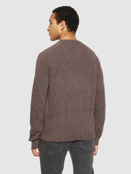 KnowledgeCotton Apparel Strickpullover - FIELD o-neck knit - aus Bio-Lammwolle von KnowledgeCotton Apparel