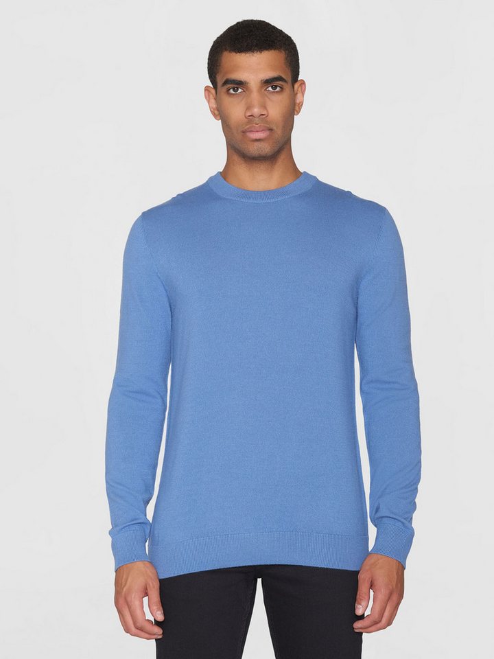 KnowledgeCotton Apparel Strickpullover Regular Merino Knit Crew Neck von KnowledgeCotton Apparel