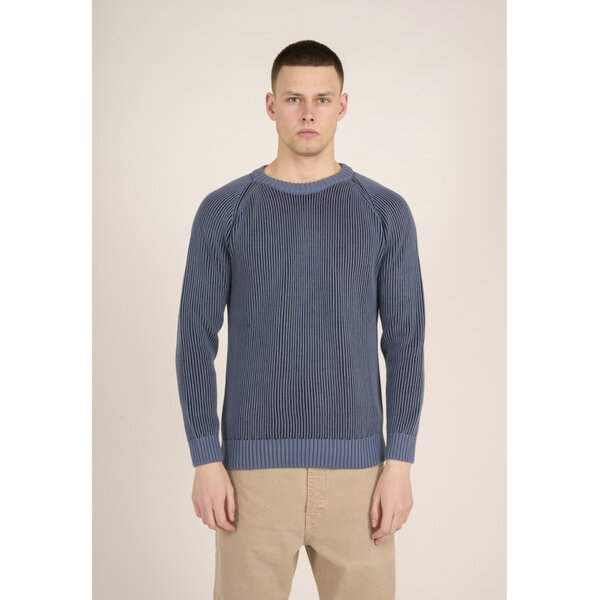 KnowledgeCotton Apparel Strickpullover TWO TONED aus Bio-Baumwolle von KnowledgeCotton Apparel