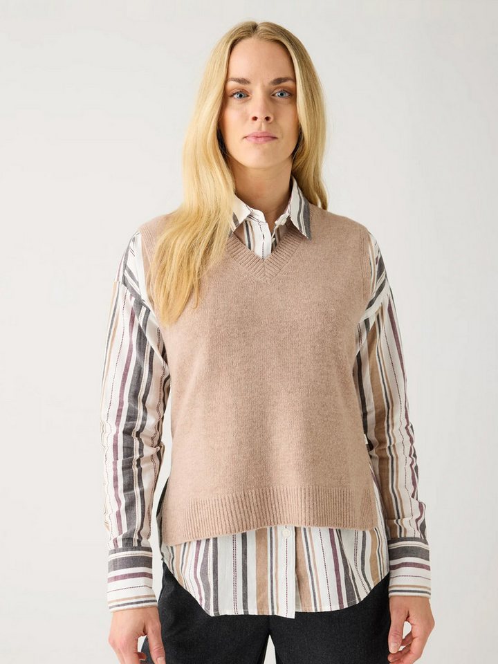 KnowledgeCotton Apparel Strickweste Lambswool Vest RWS von KnowledgeCotton Apparel