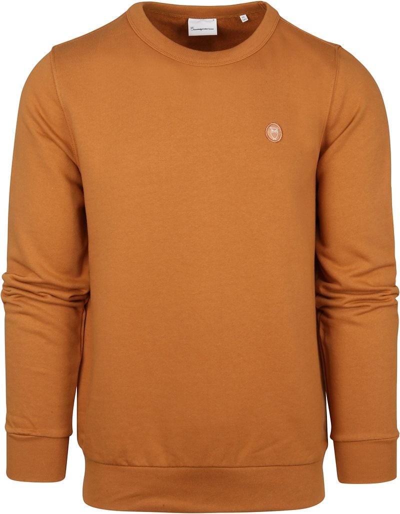 KnowledgeCotton Apparel Sweater Orange - Größe L von KnowledgeCotton Apparel