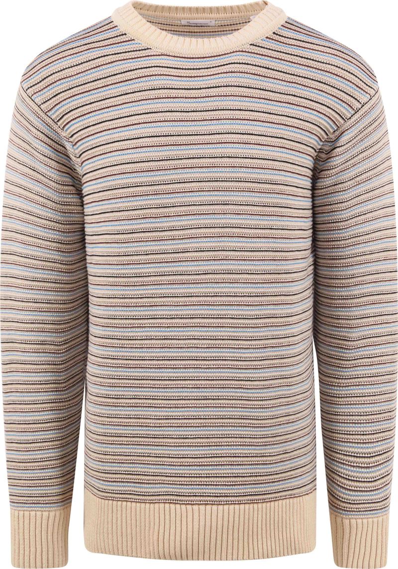 KnowledgeCotton Apparel Sweater Streifen Multicolour - Größe XL von KnowledgeCotton Apparel