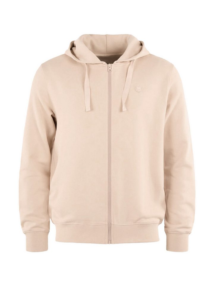 KnowledgeCotton Apparel Sweatjacke Zip hood basic badge sweat von KnowledgeCotton Apparel