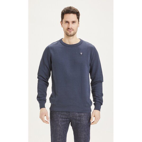 KnowledgeCotton Apparel Sweatshirt - ELM basic badge sweat - aus Bio-Baumwolle von KnowledgeCotton Apparel