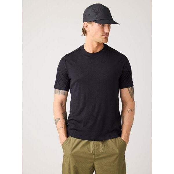KnowledgeCotton Apparel T-Shirt DYNAMIC aus Merinowolle - Herren von KnowledgeCotton Apparel