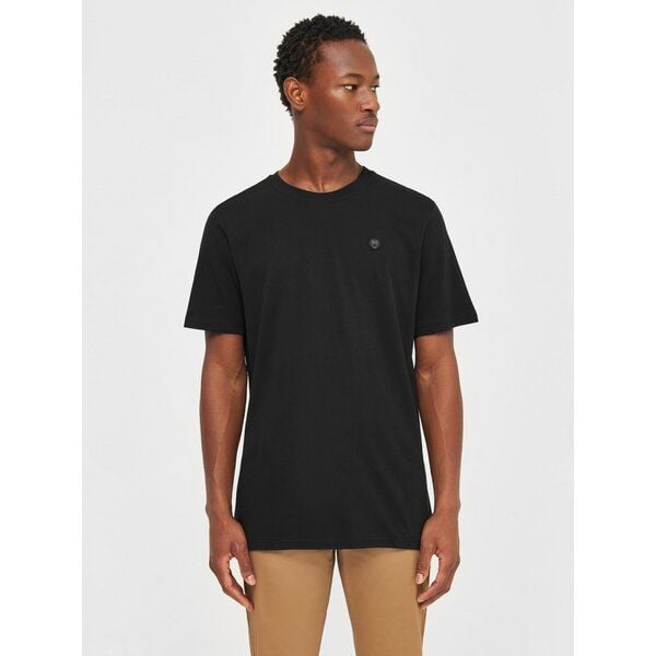 KnowledgeCotton Apparel T-Shirt LOKE Badge aus Bio-Baumwolle - ROC/GOTS/Vegan von KnowledgeCotton Apparel