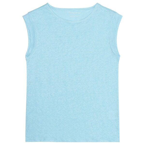 KnowledgeCotton Apparel T-Shirt Loose Fold Up Linen von KnowledgeCotton Apparel