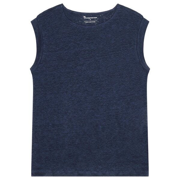 KnowledgeCotton Apparel T-Shirt Loose Fold Up Linen von KnowledgeCotton Apparel