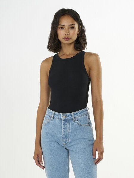 KnowledgeCotton Apparel Tanktop gerippt - Racer rib top - aus Bio-Baumwolle von KnowledgeCotton Apparel