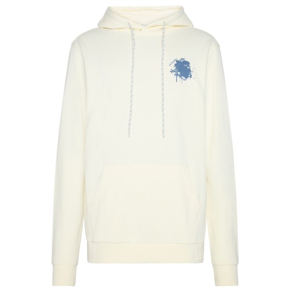 KnowledgeCotton Apparel - Water Is Life Reg. Hood Sweat - Hoodie Gr M weiß von KnowledgeCotton Apparel