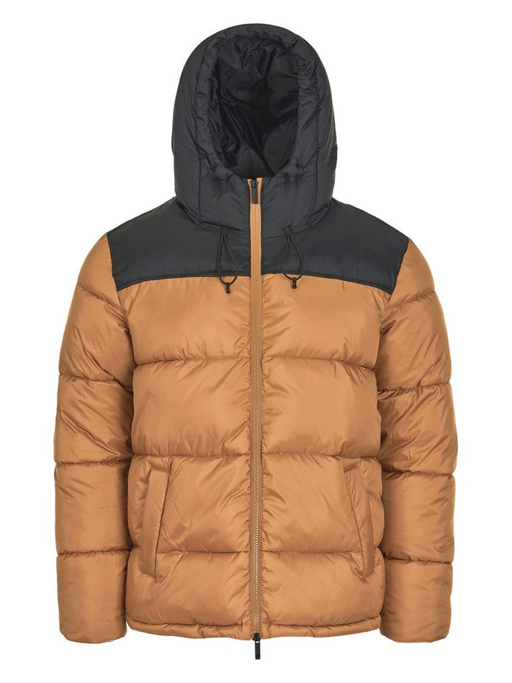 KnowledgeCotton Apparel Winterjacke REPREVE ™ puffer color blocked jacket THERMO ACTIVE ™ von KnowledgeCotton Apparel