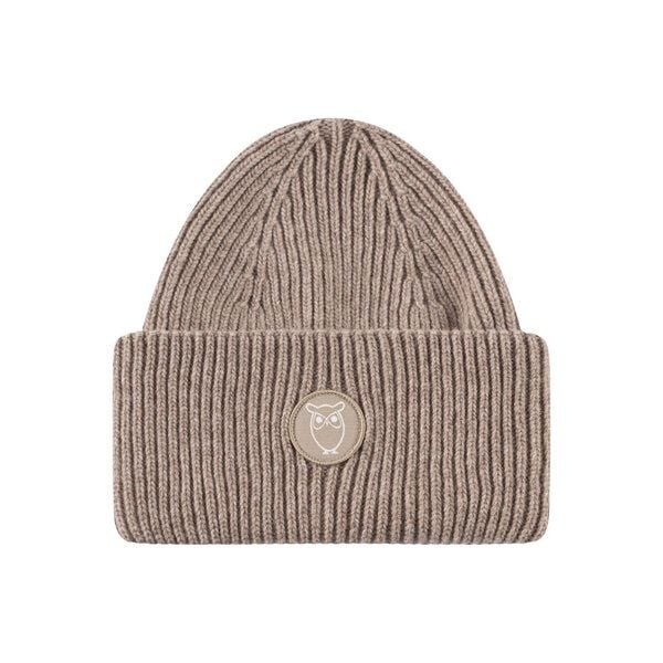 KnowledgeCotton Apparel Woll-Mütze - Rib Beanie - aus 100% Merino Wolle von KnowledgeCotton Apparel