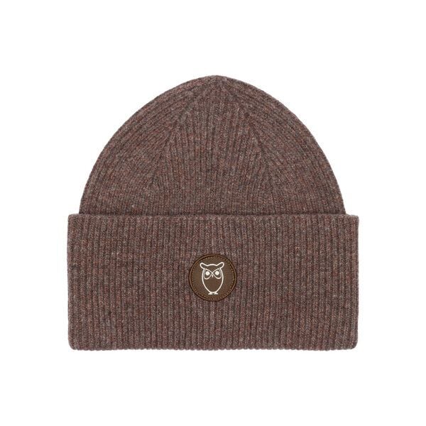 KnowledgeCotton Apparel Woll-Mütze - Rib Beanie - aus 100% Merino Wolle von KnowledgeCotton Apparel