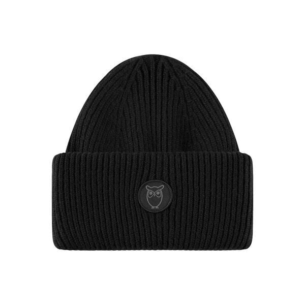 KnowledgeCotton Apparel Woll-Mütze - Rib Beanie - aus 100% Merino Wolle von KnowledgeCotton Apparel