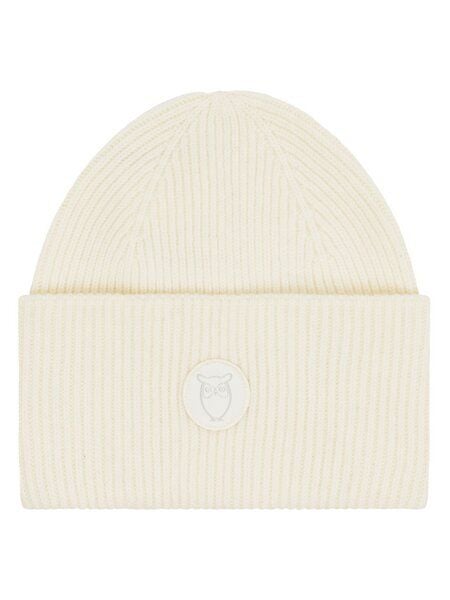 KnowledgeCotton Apparel Woll-Mütze - Rib Beanie - aus 100% Merino Wolle von KnowledgeCotton Apparel