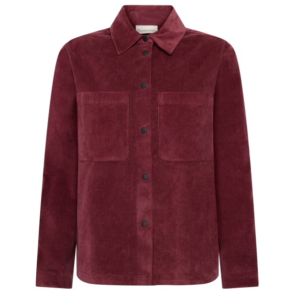 KnowledgeCotton Apparel - Women's 14 Wales Corduroy - Bluse Gr S rot von KnowledgeCotton Apparel
