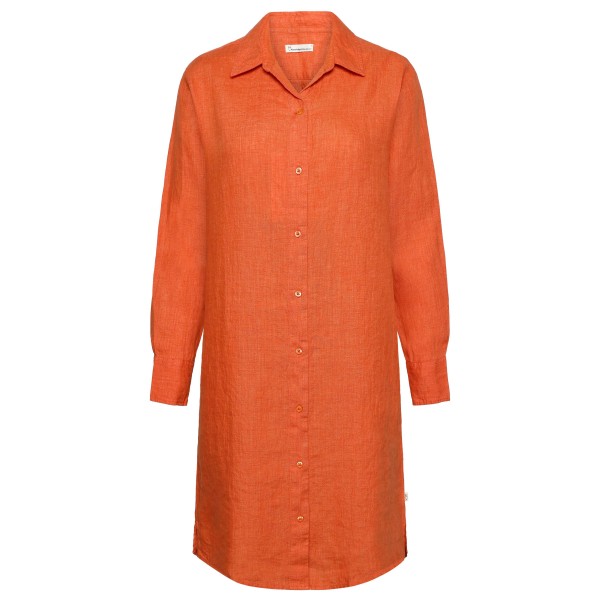 KnowledgeCotton Apparel - Women's Classic Linen Dress - Kleid Gr XXL rot von KnowledgeCotton Apparel