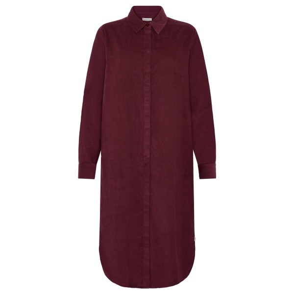 KnowledgeCotton Apparel - Women's Corduroy Mid Len. 26 Wales - Kleid Gr S rot von KnowledgeCotton Apparel