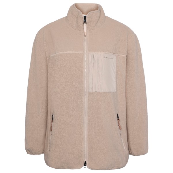 KnowledgeCotton Apparel - Women's ED Adv. Nordic Light Zip - Fleecejacke Gr S beige von KnowledgeCotton Apparel