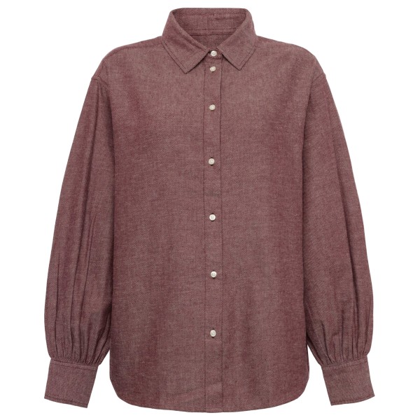 KnowledgeCotton Apparel - Women's Fisbone Flanel - Bluse Gr M braun von KnowledgeCotton Apparel
