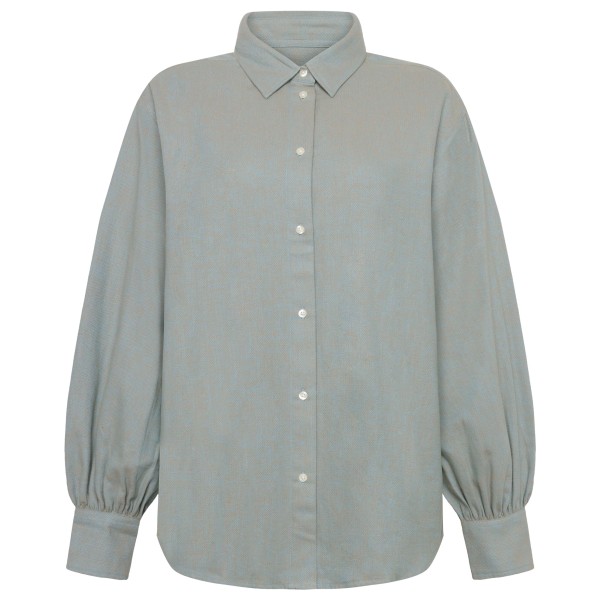 KnowledgeCotton Apparel - Women's Fisbone Flanel - Bluse Gr XS grau von KnowledgeCotton Apparel