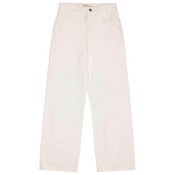 KnowledgeCotton Apparel - Women's Gale 5-Pocket Pants - Freizeithose Gr 28 - Length: 32'' weiß von KnowledgeCotton Apparel
